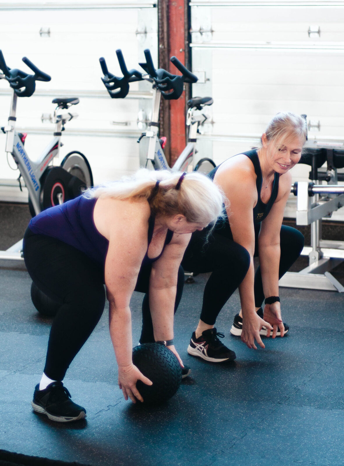 Rise & Grind members training together