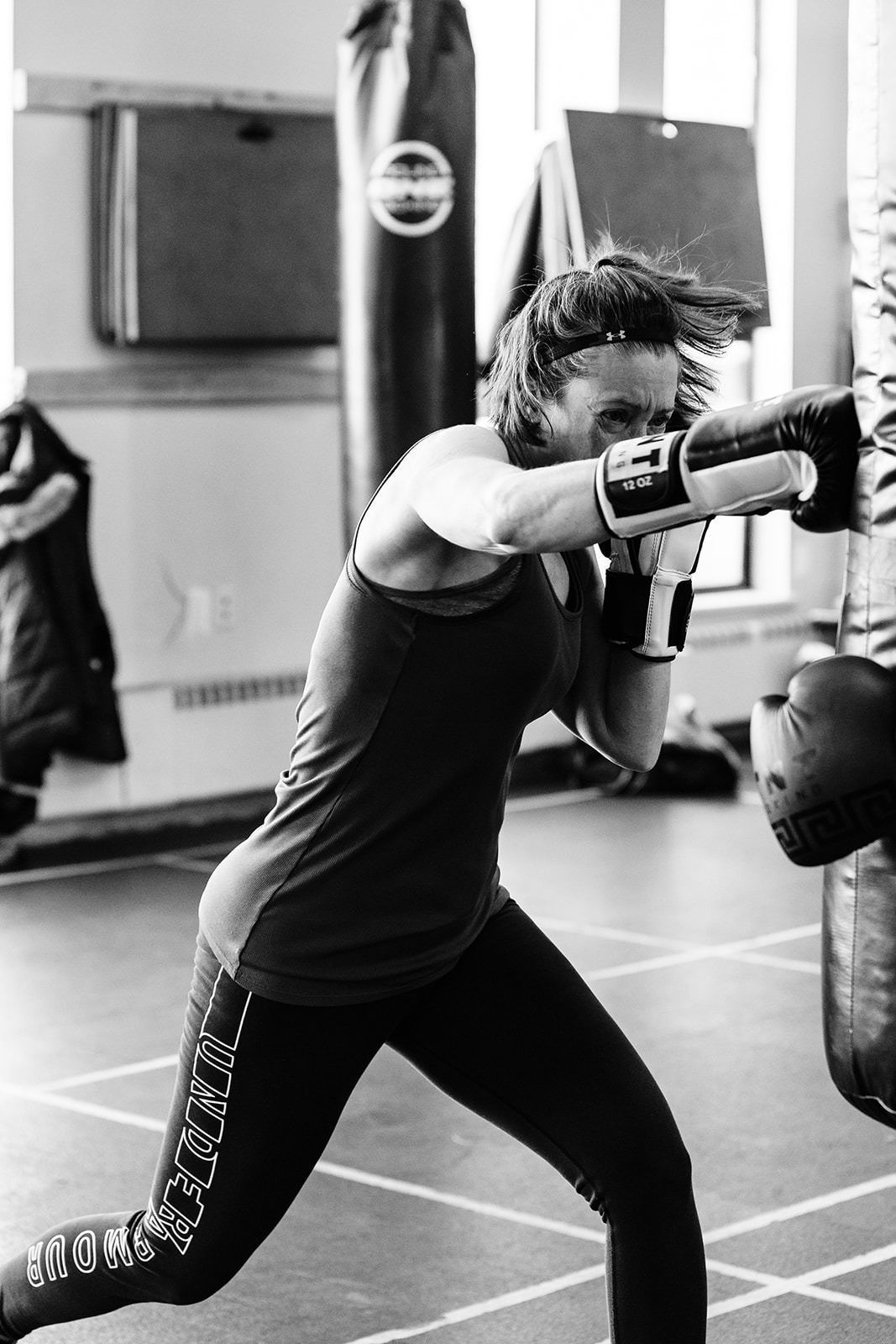 Heavy bag training at TrainerGames