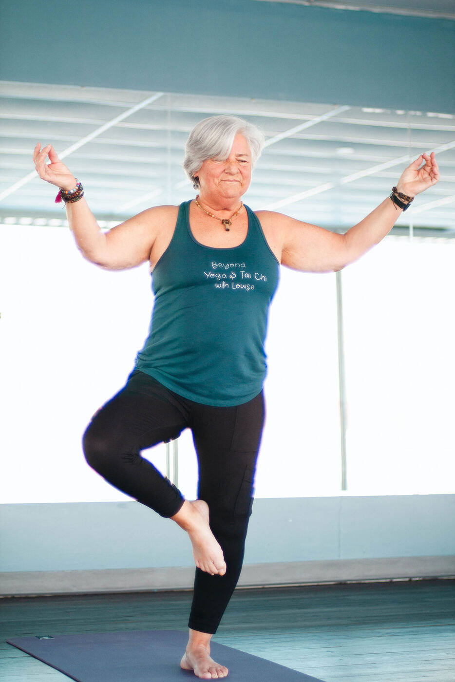 Yoga class with Louise