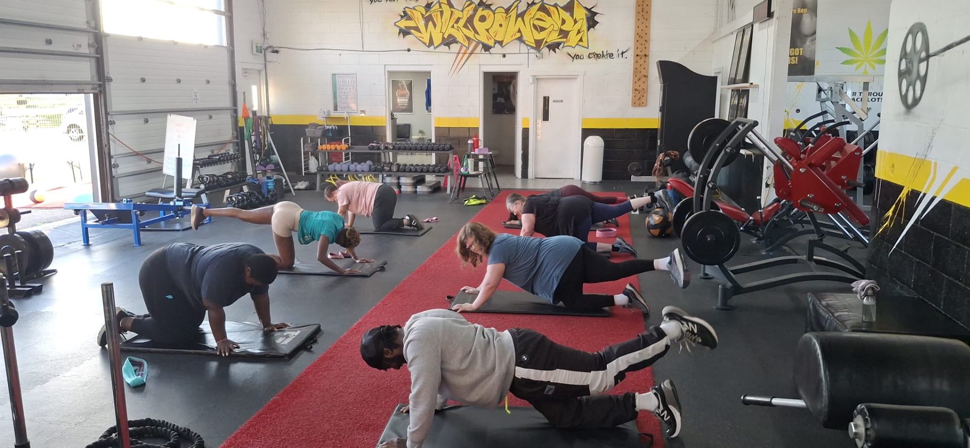 Group training class in session at TrainerGames